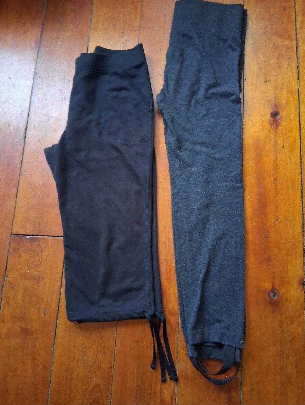 *must Purchase 3 $3 Items* Casual Black and Charcoal Leggings Duo